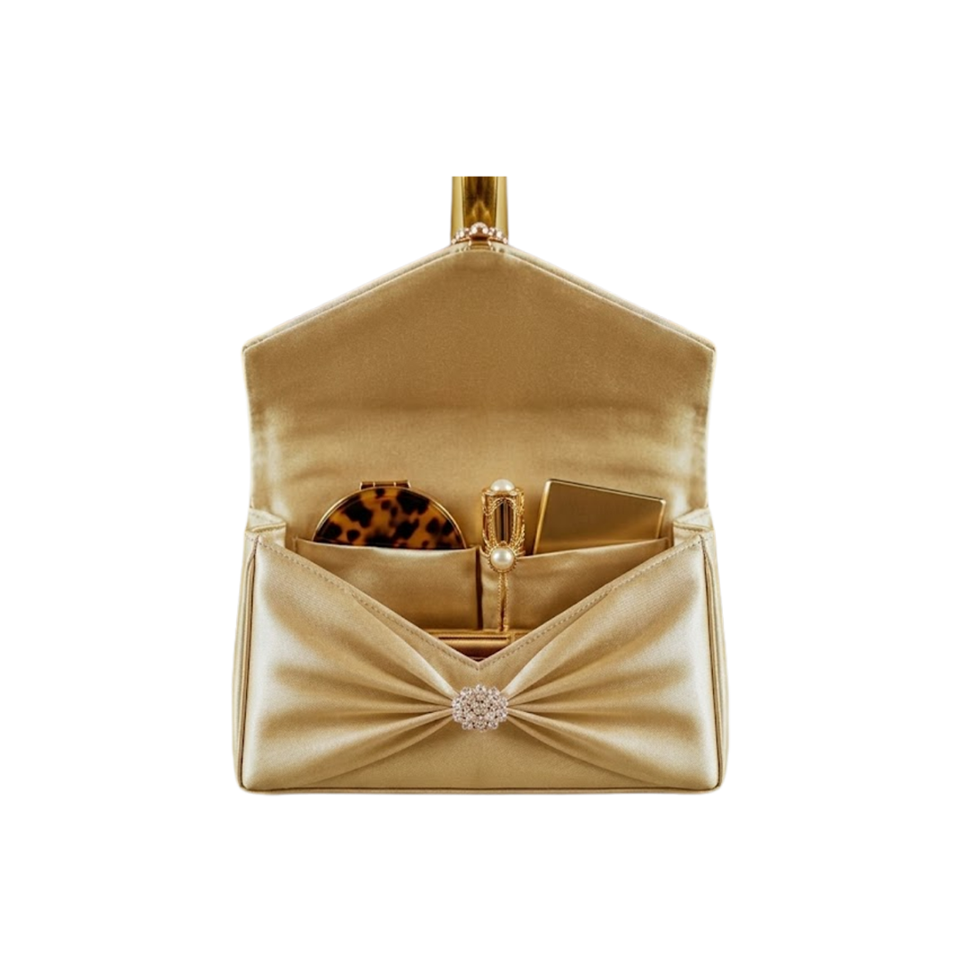 Gold Satin Envelope